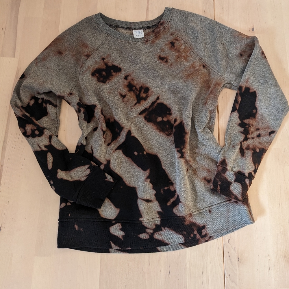 Distressed Crew Neck Sweater